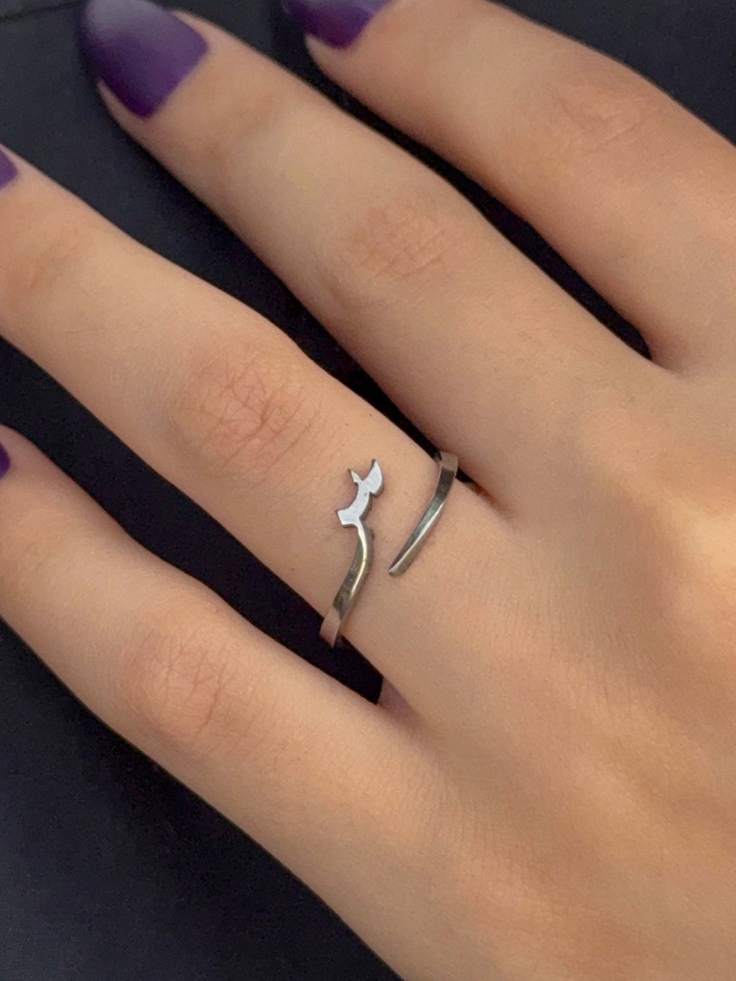 Arabic letter ring